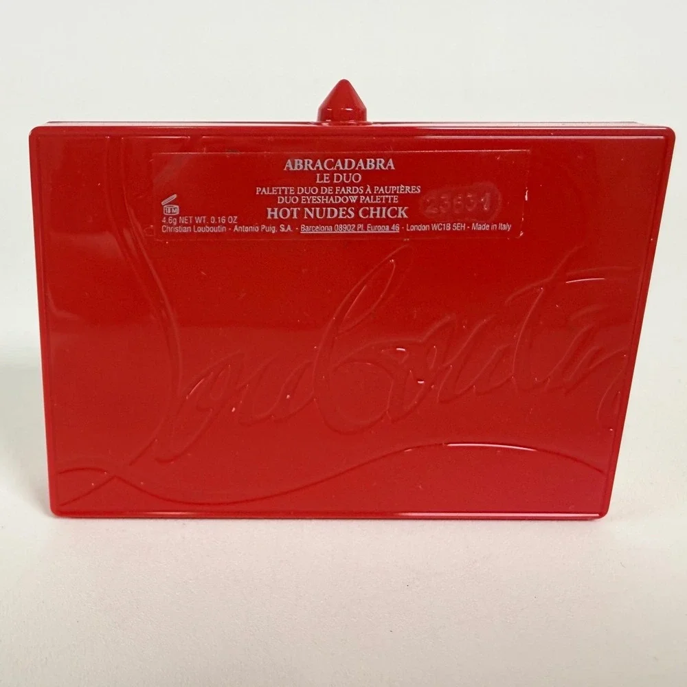 Christian Louboutin Eyeshadow Palette Abracadabra Duo Hot Nudes Chick Satin New